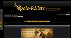 Desktop Screenshot of forum.opale-roliste.com