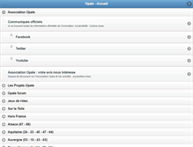 Tablet Screenshot of forum.opale-roliste.com